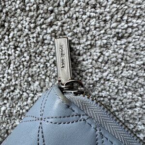 Kate Spade Light Blue Zip Around Continental Wallet | Pre-Owned